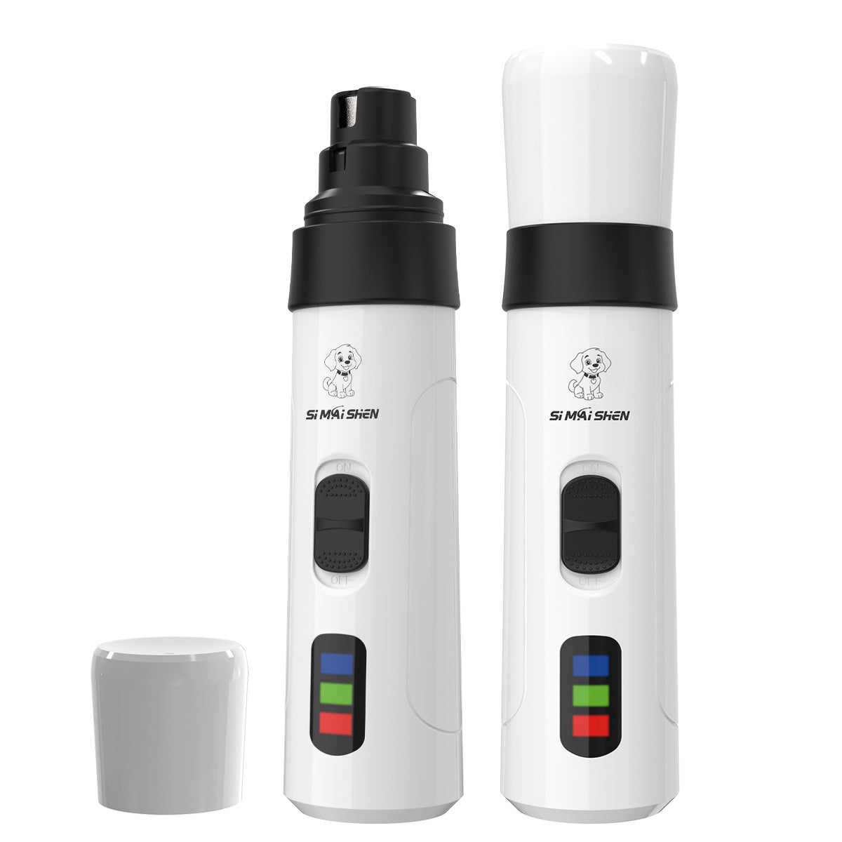 Rechargeable pet nail grinder with LED light - PerriPaws