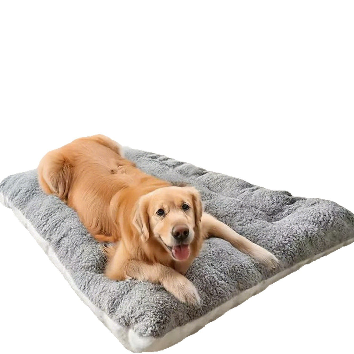 Reversible Plush Dog Bed Mat shown on a plain background