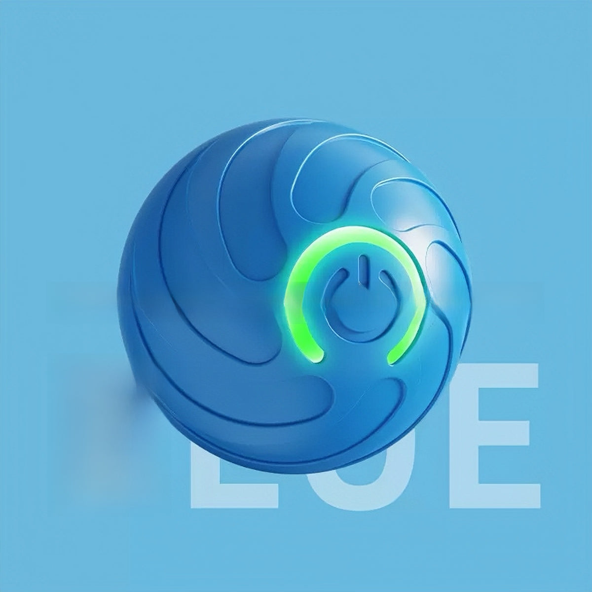 Self-Moving Interactive Cat Ball — LED Vortex Ball, Blue