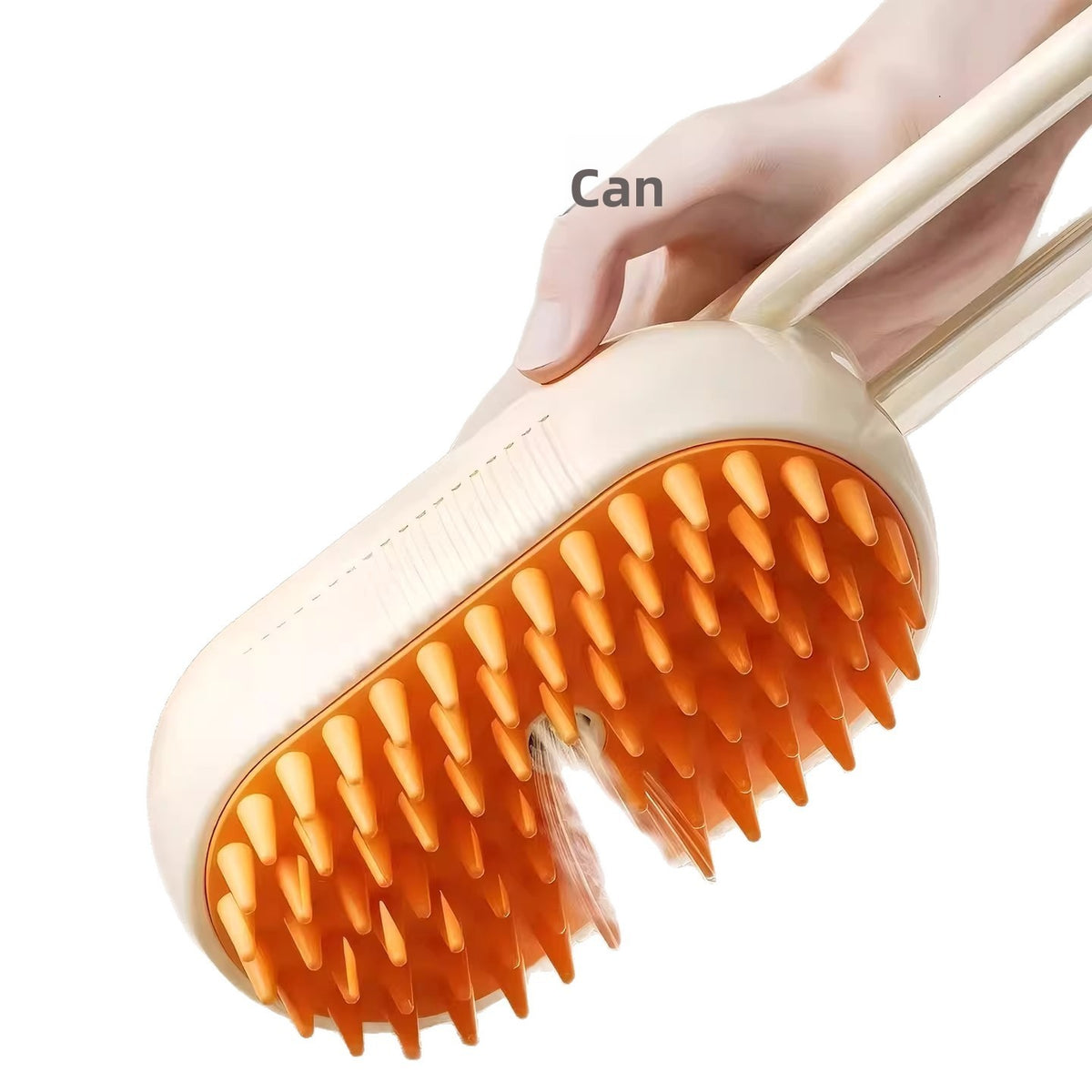 Rechargeable Mist Grooming Brush for Dogs & Cats shown on a plain background