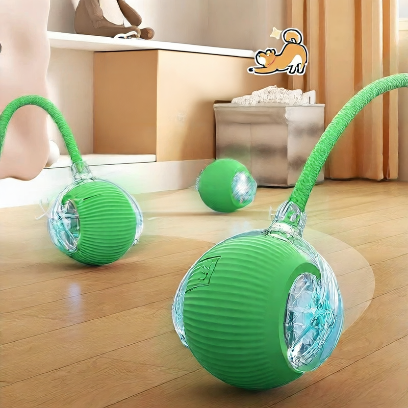 Self-Moving Interactive Cat Ball shown in a home setting (view 2)