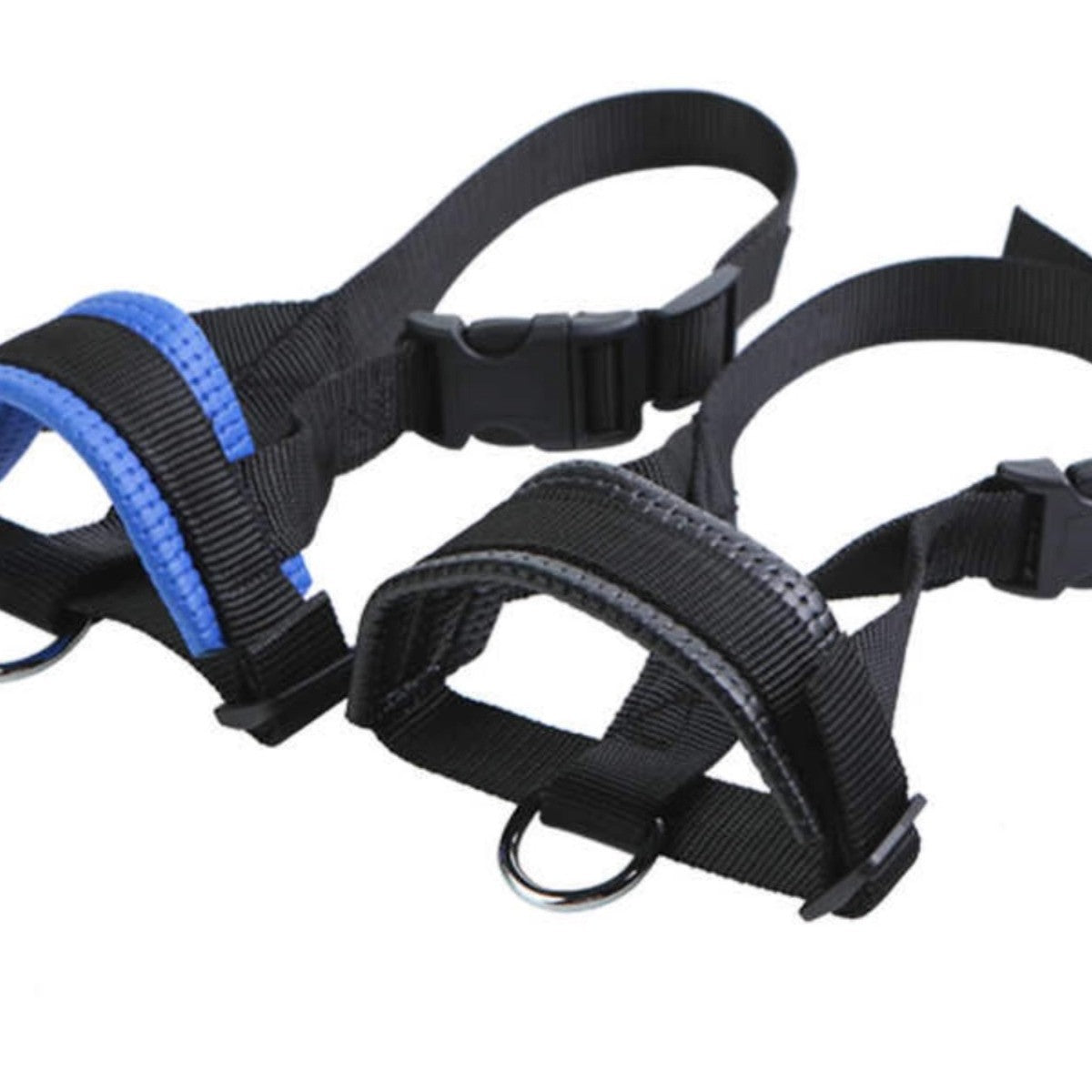 Padded Nylon Dog Muzzle shown on a plain background