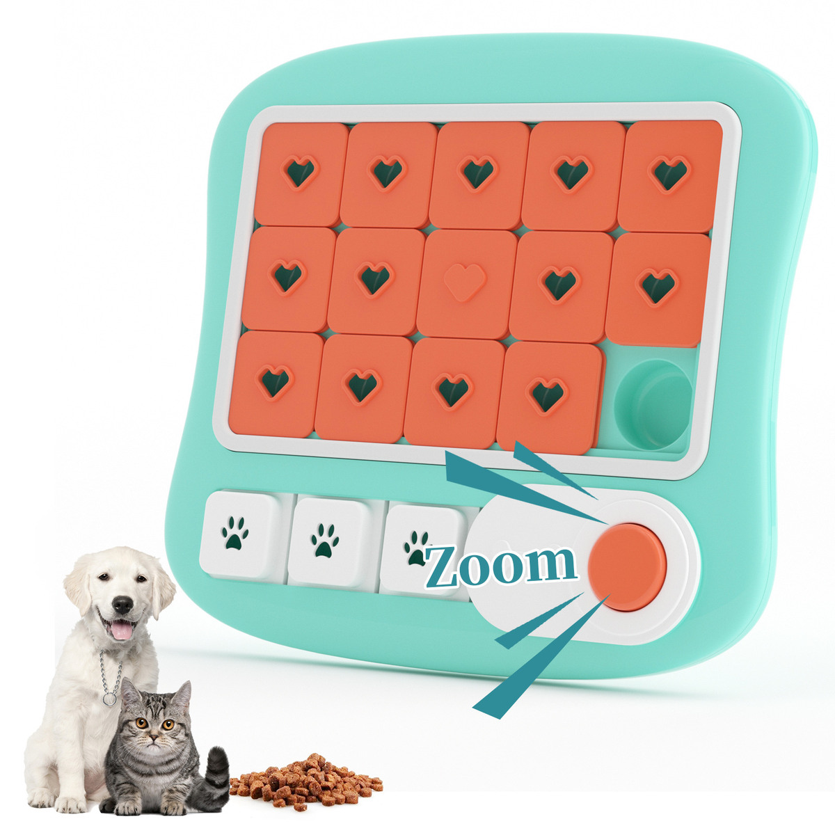 Interactive Dog Puzzle Toy shown in a home setting (view 2)