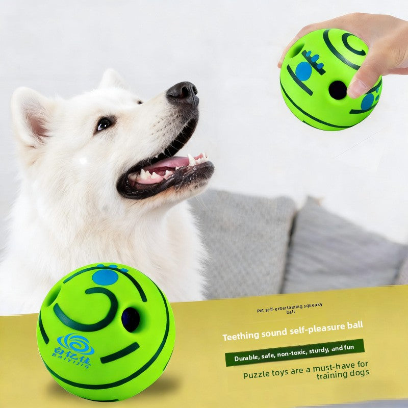Giggle Sound Ball for Dogs shown in a home setting (view 3)