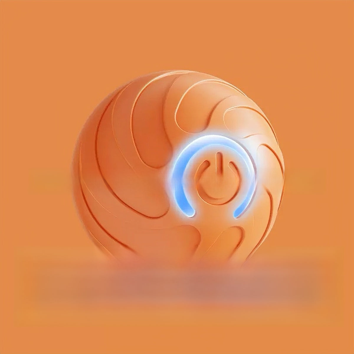Self-Moving Interactive Cat Ball — LED Vortex Ball, Orange