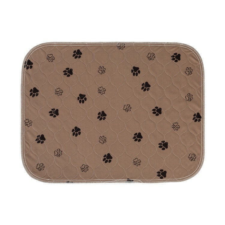 Reusable Washable Pee Pads for Dogs & Cats in Brown Paw Print