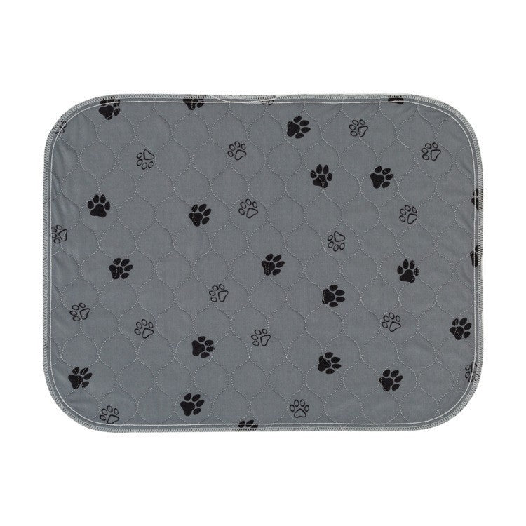 Reusable Washable Pee Pads for Dogs & Cats in Gray Paw Print