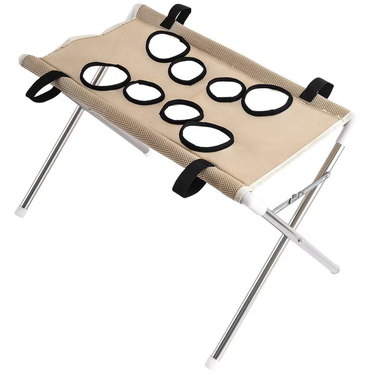 Pet Bathing & Grooming Hammock Rack in Khaki