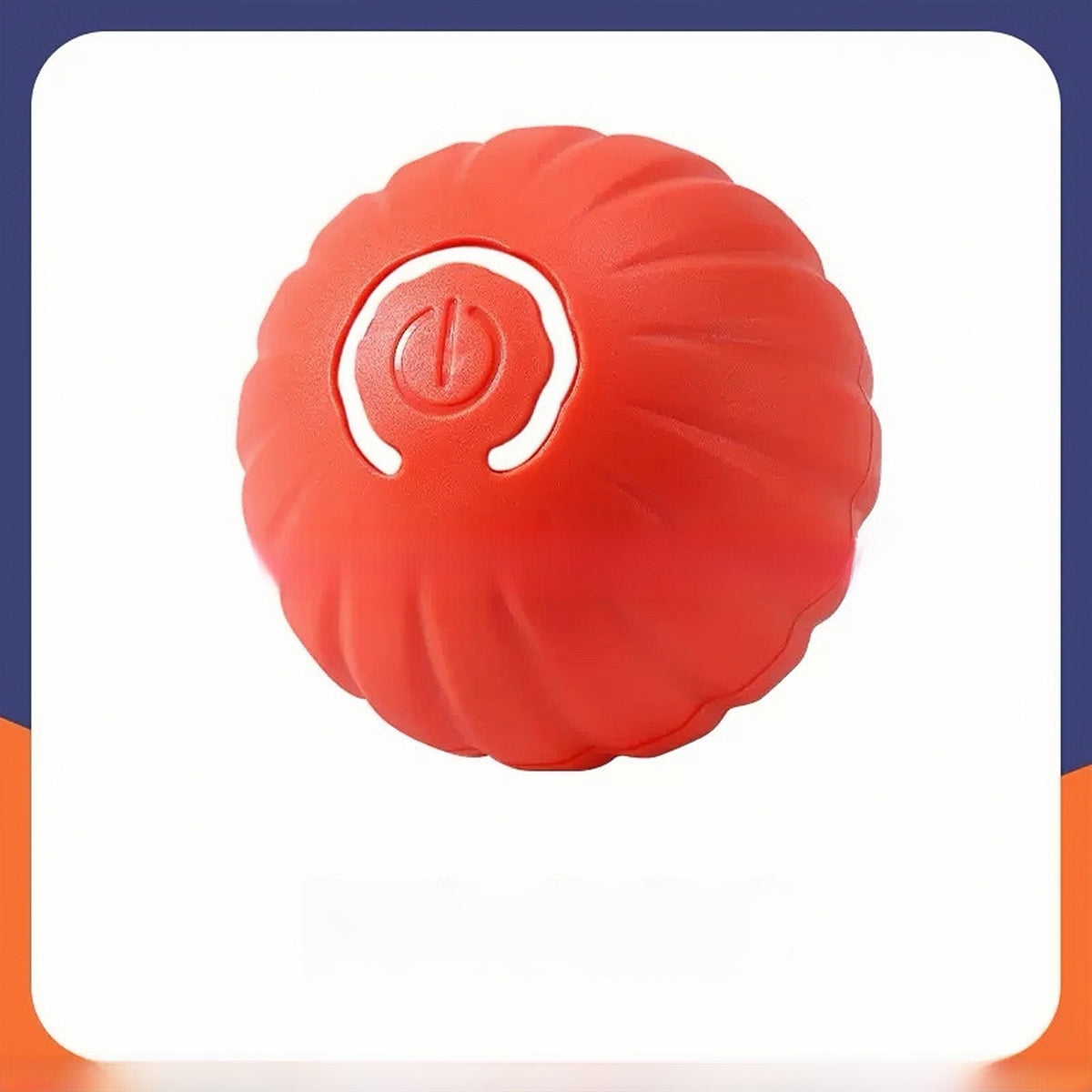 Self-Moving Interactive Cat Ball — LED Pumpkin Ball, Orange