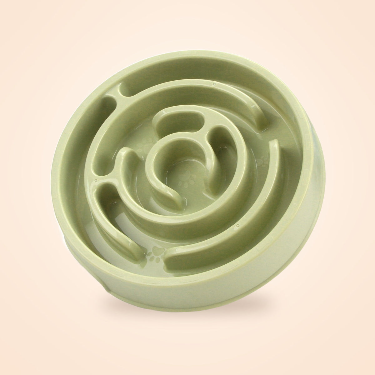 Maze Slow Feeder Bowl for Dogs and Cats in green