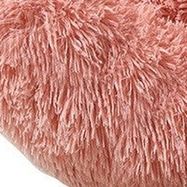 Close-up of the gradient colouring in the faux fur