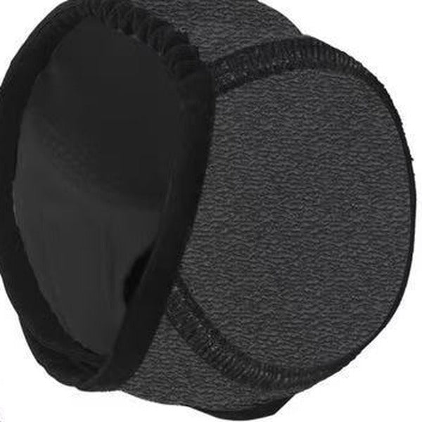 The ear wrap on its own, showing its stretch fabric and seams