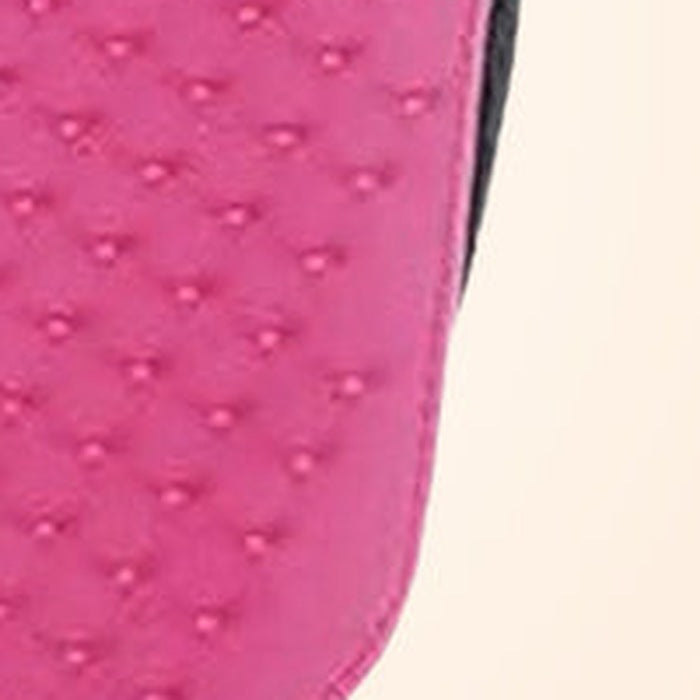 Close-up of the glove's nubbed silicone palm
