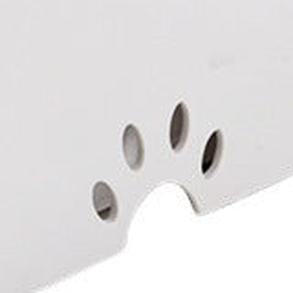 Close-up of the moulded openings in the side of the bowl
