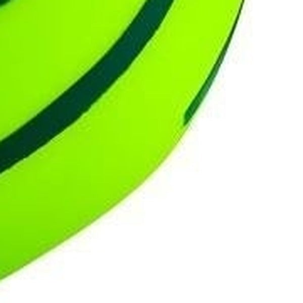 Close-up of the vinyl surface and the raised stripe
