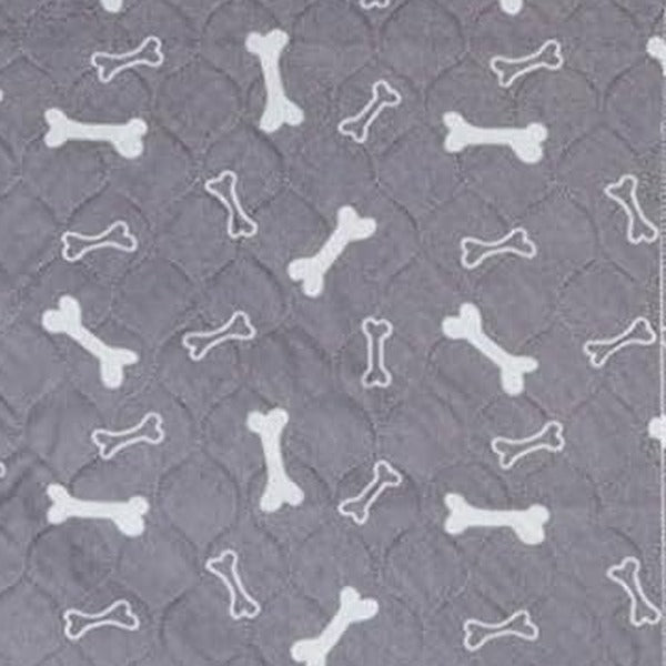 Close-up of the quilted, printed absorbent top layer
